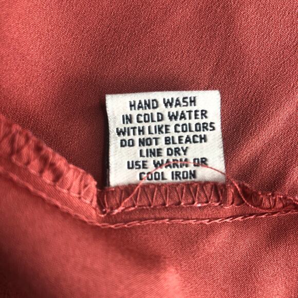 Speed Control New York Burnt Orange Asymmetrical Dress - Size Small - Picture 10 of 11